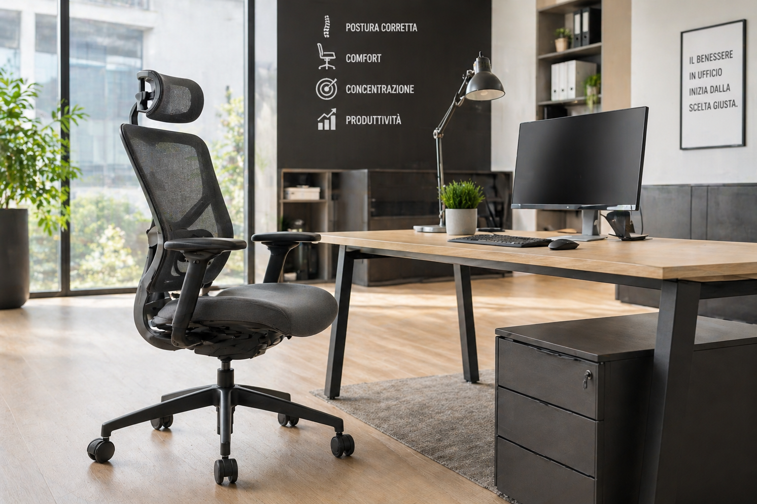 Sedie ergonomiche per scrivania